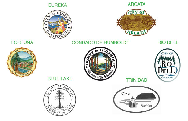 city seals of Humboldt County, County of Humboldt in Spanish