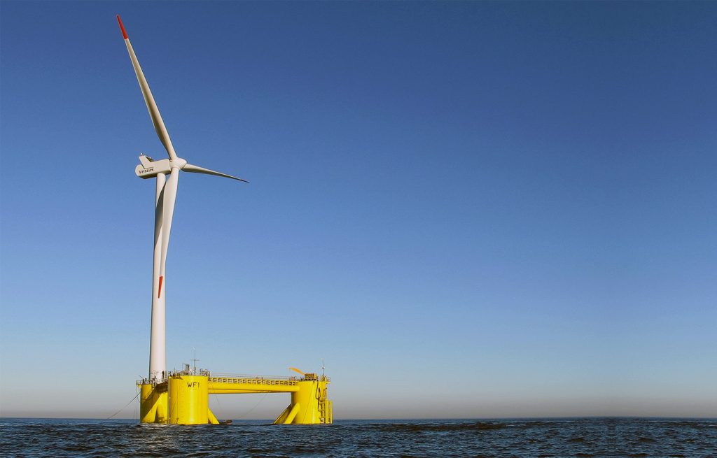 principle power offshore wind turbine