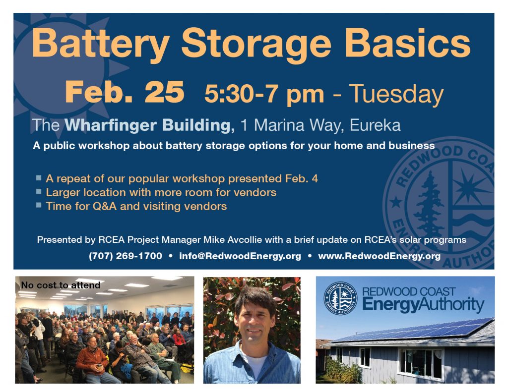 Battery Storage Basics workshop invitation